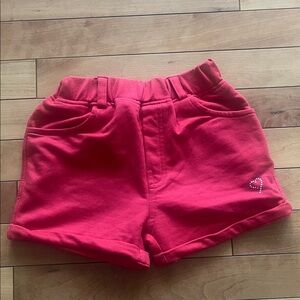 Red Kids Shorts